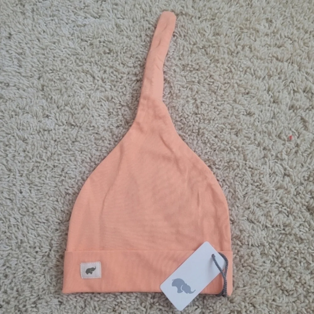 NWT Monica + Andy Organic Cotton Hat & Shirt Set 3-6 months Citrus Girl Summer